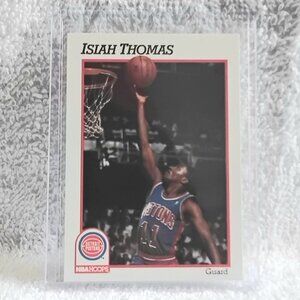 5/$20 Mint 1991 NBA Hoops Isaiah Thomas NBA Player Card 66!!